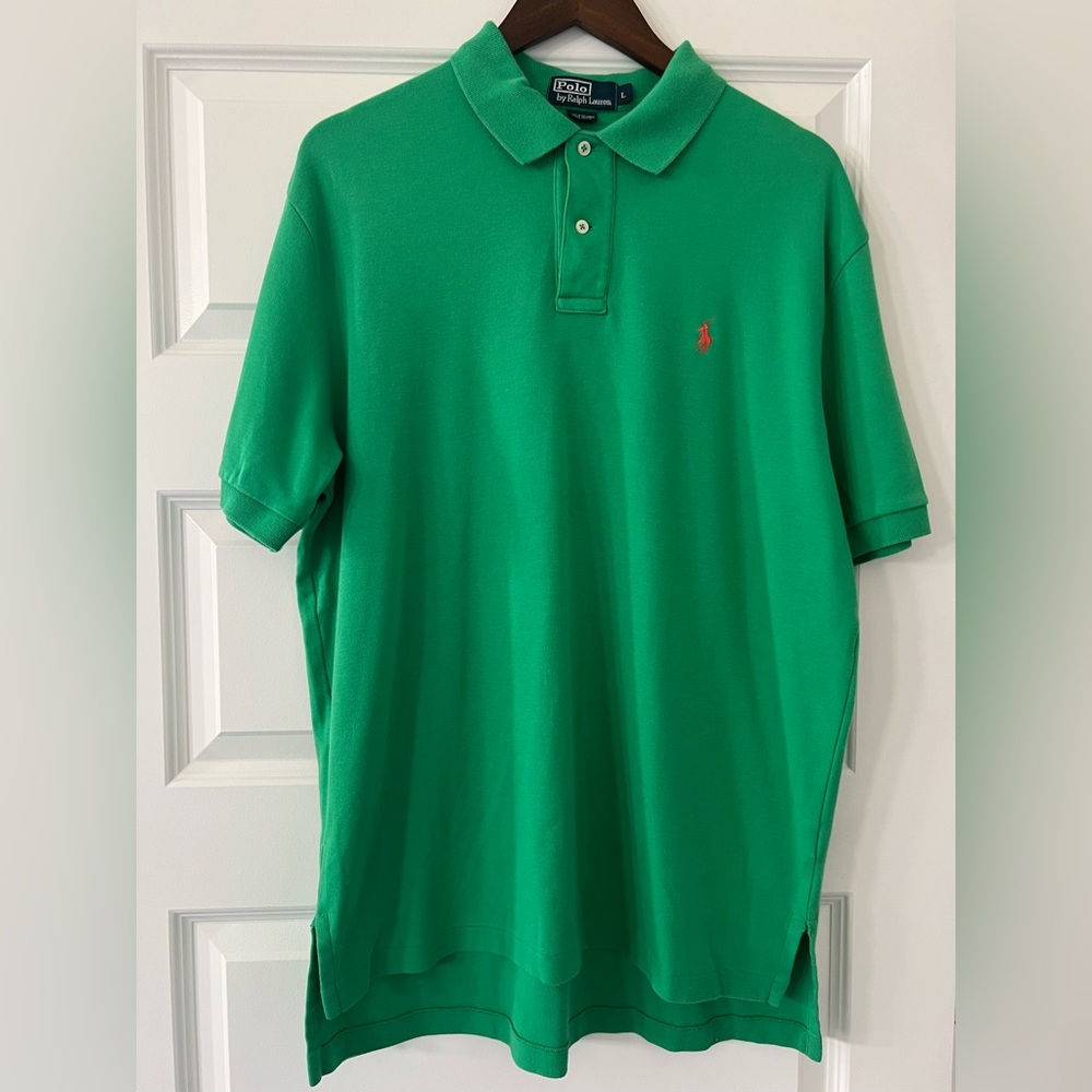 POLO BY RALPH LAUREN | Green Polo Shirt Classic Style L 🏇